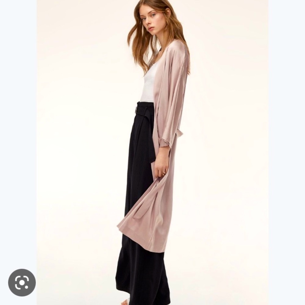 Wilfred Durante champagne, duster coat size XS